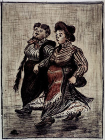 H.Zille / Two street girls / 1902 by klassik art