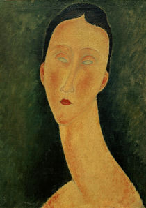 Amedeo Modigliani, Portrait of a woman (Lunia) by klassik art