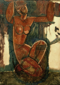 Amedeo Modigliani, Caryatid by klassik-art
