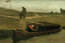 V. van Gogh, Torfboot mit zwei Figuren von klassik art