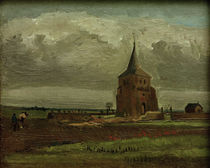 V. van Gogh, Cemetery tower at Nuenen by klassik art