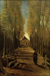 V. van Gogh, Poplar vvenue in autumn by klassik art