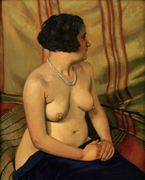 F.Vallotton, Frau mit blauer Halskette von klassik art