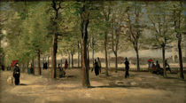 Van Gogh, Lane at Jardin du Luxembourg by klassik art
