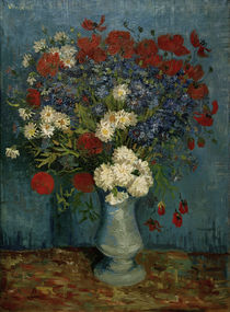 V. van Gogh, Vase w. Cornflowers / Paint. by klassik art