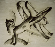 Franz Marc, Cats playing / 1912/13 by klassik-art
