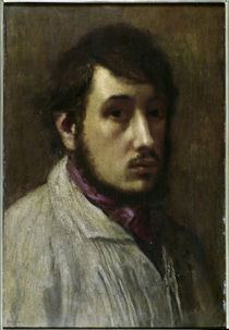 E.Degas, Bildnis eines Mannes / Gemälde von klassik art