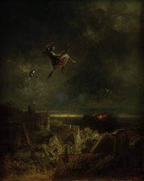 C.Spitzweg, Witches’ Ride / 1875 by klassik art