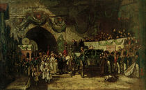 His Serene Highness Arrives / C. Spitzweg / Painting c.1880 by klassik art