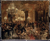 A. v. Menzel, Das Ballsouper/ 1878 von klassik art
