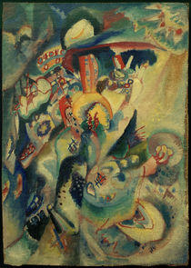 W.Kandinsky, Moskau II (Roter Platz II) / Gemälde, 1916 by klassik art