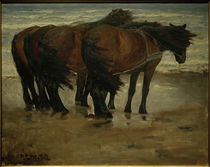 N. P. Mols, Vier Pferde, Kandestederne by klassik art