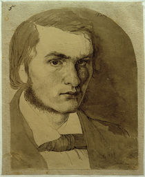 Johan Thomas Lundbye,  Selbsporträt 1839 von klassik art
