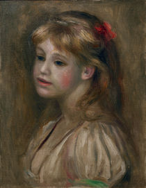 Renoir / Portrait of a Girl / Painting by klassik art