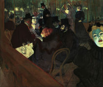 H.Toulouse-Lautrec, Im Moulin Rouge by klassik art