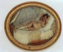 V. van Gogh, Weiblicher Akt auf Bett von klassik art