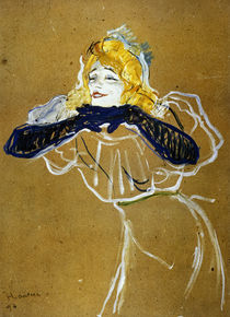 Toulouse-Lautrec / Yvette Guilbert/1894 von klassik art