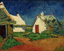 V. van Gogh, Hütten in Saintes-Maries von klassik art
