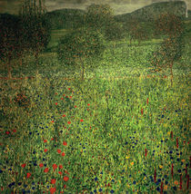 Gustav Klimt / Garden Landscape by klassik art