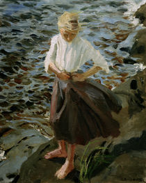 A.Gallen-Kallela, Girl in the Wind, 1893 by klassik art
