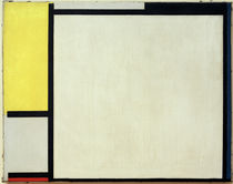 Mondrian, Komposition mit Gelb, Schwarz, Blau, Rot und Grau von klassik art