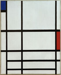 Mondrian, Composition en Rouge, Bleu et Blanc: II von klassik art