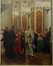 Friedrich III. auf Hofball / Werner von klassik art