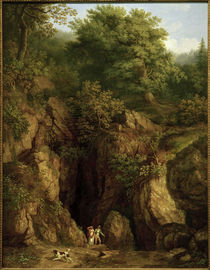 J.Ph. Hackert, Grotte des Hl. Franziskus am Monte Verna I. by klassik art