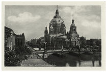 Berlin, Dom und Friedrichsbrücke / Fotopostkarte, um 1935 von klassik art