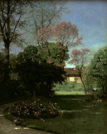 Garden of Alfred Stevens / Painting by klassik art