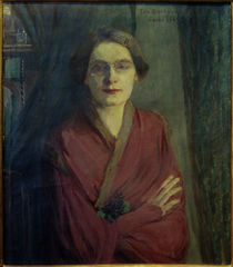Ida Gerhardi, Selbstbildnis I 1903 von klassik art