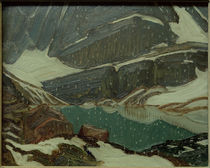 J.E.H.MacDonald, Snow at Lake Oesa von klassik art