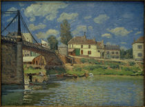 A.Sisley, Die Brücke von Villeneuve-la-Garenne by klassik art