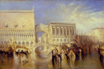 Venedig, Seufzerbrücke / Gemälde von William Turner von klassik art