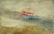 W.Turner, Roter Himmel über einem Strand von klassik art