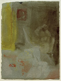 W.Turner, Schlafzimmer mit nackter Frau by klassik art