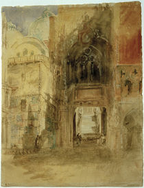 Venedig, Porta d. Carta / Aquarell v. Turner by klassik art