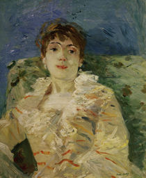 B.Morisot, Junge Frau auf dem Sofa von klassik art