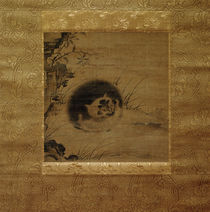 Katze / korean. Seidenmalerei, 16. Jh. by klassik art