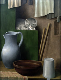 Schrimpf / Still Life with Cat / 1923 by klassik art
