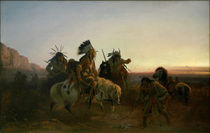 The Lost Trail / Paint. by Wimar / 1856 by klassik-art