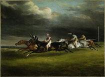 Th. Géricault, Pferderennen in Epsom von klassik art