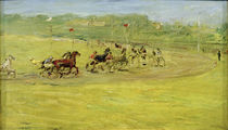 M.Slevogt, Harness Racing / Painting / 1907 by klassik art