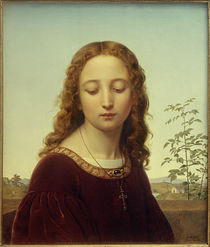 E.Deger, Bildnis eines jungen Mädchens von klassik art