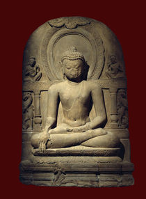 Buddha / Sandstein, indisch, 9. Jhdt. von klassik art