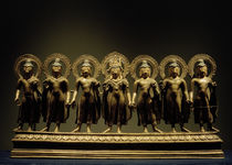 Seven Buddhas / Sculpture, 10th Century by klassik art