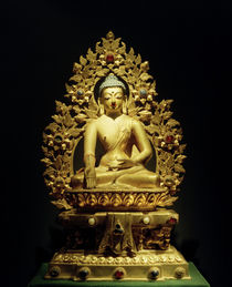 Svaraghosa-Raja (?) / Skulptur, 18. Jhdt. by klassik art