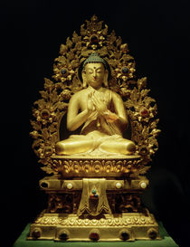 Dharmakirti-Sagaraghosa (?) / Skulptur, 18. Jhdt. by klassik art
