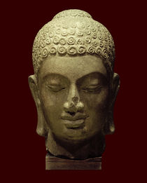 Kopf eines Buddha / kambodschanisch, Prä-Angkor-Periode, 7. Jh. von klassik art