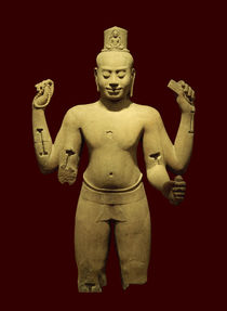 Bodhisattva Lokesvara / Khmer-Kunst by klassik art